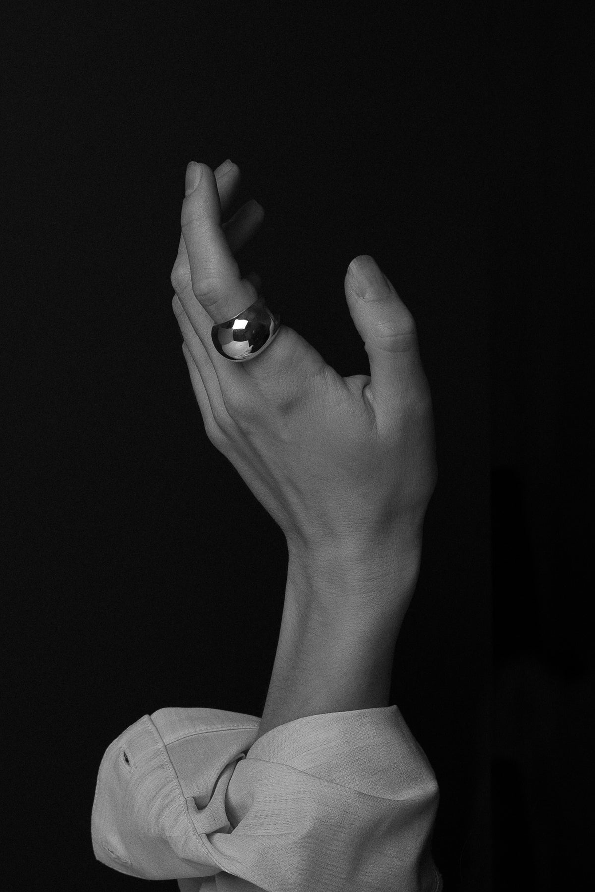 no. 01 domed ring